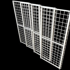 NO.2623 ニトリ シングル パイプベッド バジーナ F ホワイト ベッドフレーム 家具 中古の画像