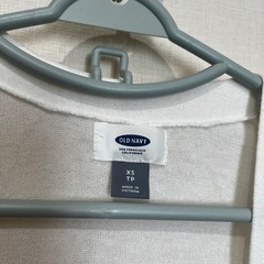 OLD NAVY オールドネイビー カーディガン 白 XSサイズの画像