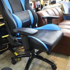 【川崎市宮前区リサイクルオフ】AK　racing　PRO-XV2　ゲーミングチェア　ブルーの画像