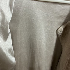 冬の必需品❄️ふわふわ•モコモコ🫧ジャケットLaxDanTiaバスト79〜87身長154〜162Mサイズ傷あり💦袖の部分チャック式❗️取り外し可能❗️ベージュの画像