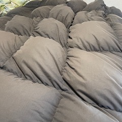 羽毛布団　ダブルロングサイズ　ポーランド産ホワイトマザーダウン93％ にほんせい日本製　　の画像