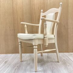 【カリモク】アームチェア　ダイニングチェア　椅子　Bの画像