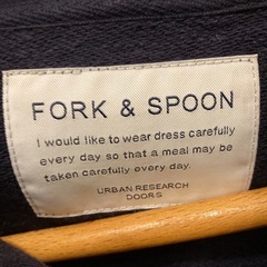 ネイビー フルジップパーカーアーバンリサーチドアーズ　Lの画像