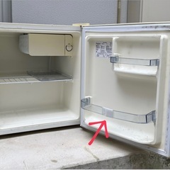 1ドア冷蔵庫の画像
