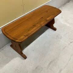 天然木製ローベンチ【管理番号372】の画像