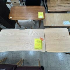 J3133　【リユースのサカイ柏店】　袖机付　　ヴィルヘルム　ウェーブデスク　PC　木製　の画像