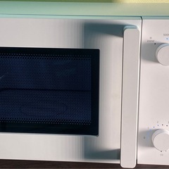 & フラット電子レンジ　TWINBIRD ツインバード　DR-E268 50/60Hz 2024年製　動作確認済みの画像