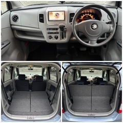 🉐H22スズキワゴンR FX 2WD HDDナビTV ETC キーレスの画像