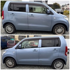 🉐H22スズキワゴンR FX 2WD HDDナビTV ETC キーレスの画像