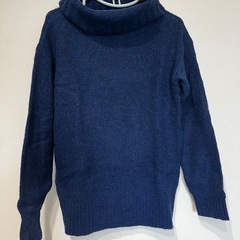 ROPE' PICNIC ロペピクニック タートルネックニット ネイビーの画像