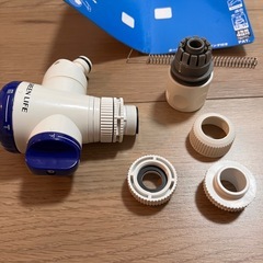 シャワー付き蛇口コネクター混合水栓用 二又タイプ 泡沫水栓対応 5.3×8.0×15.0cm SJC-03の画像