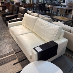 3人掛けソファ　本革の画像