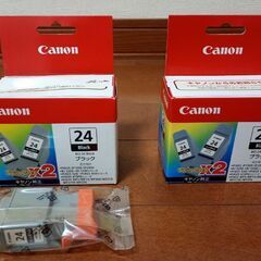 キャノン純正インク　BCI-24BLACK  3本セットの画像