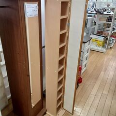 ★リユースのサカイつくば店★TK7098  姿見 ナチュラル H160×D24×W19 クリーニング済みの画像