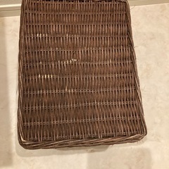 IKEA イケア　ラタン　バスケット　かご　　カラーボックス対応の画像