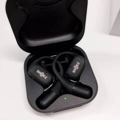 【未使用に近い】SHOKZ Openfit/T910/ワイヤレスイヤホン/ブラックの画像