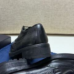 PRADA  デリビー オックスフォード ブラック レザー ブラッキングの画像