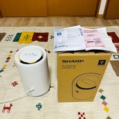 【美品】SHARP 空気清浄機 22年製 FU-PC01-W 小型・静音タイプの画像