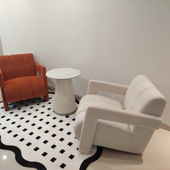 ダイニングチェア ソファ 姬系　ソファー　おしゃれソファー 1人掛けの画像