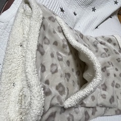 ペットが入れる膝掛け（ニトリ商品）の画像