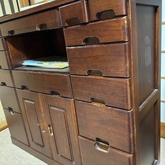 古民家風　キャビネットの画像