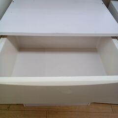 ★リユースのサカイつくば店★TK7099  プラテェスト ホワイト H98×D40×W58 クリーニング済みの画像