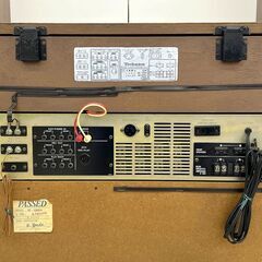 北海道 千歳市/恵庭市 Technics/テクニクス 家具調ステレオ SC-1550N 昭和レトロ アンティーク オーディオ ナショナル リアスピーカー SB-171R ジャンク品の画像
