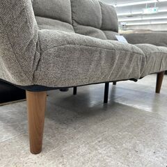 ★リユースのサカイ高崎店★TJ13216  ソファ グレー H74×D60-88×W156-187 クリーニング済みの画像