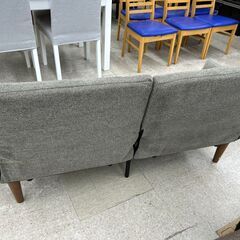 ★リユースのサカイ高崎店★TJ13216  ソファ グレー H74×D60-88×W156-187 クリーニング済みの画像