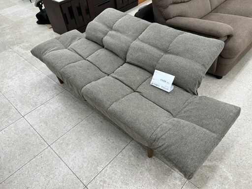 ★リユースのサカイ高崎店★TJ13216  ソファ グレー H74×D60-88×W156-187 クリーニング済み