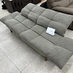 ★リユースのサカイ高崎店★TJ13216  ソファ グレー H74×D60-88×W156-187 クリーニング済みの画像