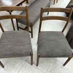 ★リユースのサカイ高崎店★TJ13217 ニトリ 4人掛けダイニングセット ブラウン H70×D80.5×W135 クリーニング済みの画像