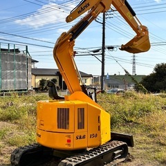 ハニックス S＆B 150 油圧ショベル ユンボ  1.5トン クラス オフセットブーム 静岡県 富士市発 下取り可能 陸送可能の画像