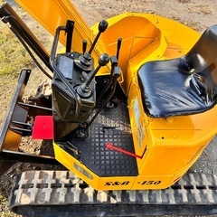 ハニックス S＆B 150 油圧ショベル ユンボ  1.5トン クラス オフセットブーム 静岡県 富士市発 下取り可能 陸送可能の画像