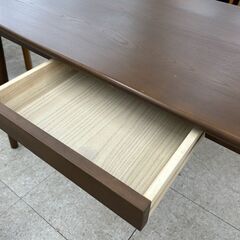 ★リユースのサカイ高崎店★TJ13218  4人掛けダイニングセット ブラウン H70.5×D76×W136 クリーニング済みの画像