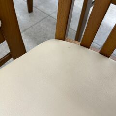 ★リユースのサカイ高崎店★TJ13218  4人掛けダイニングセット ブラウン H70.5×D76×W136 クリーニング済みの画像