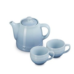 ルクルーゼ レジェ・ティータイム セット コースタルブルーの画像