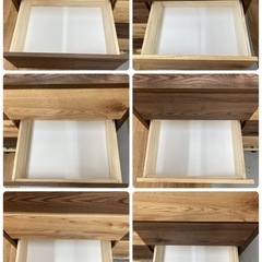 S251 ⭐ 国産 完成品 3段チェスト ローチェスト おしゃれ USED 綺麗 の画像