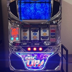 ディスクアップ 5号機 パチスロ実機 スタンド付きの画像