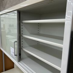 ★リユースのサカイ高崎店★TJ13220  レンジボード ブラウン H200×D55×W120 クリーニング済みの画像