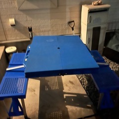 取引者決定　キャンプ用　テーブルの画像