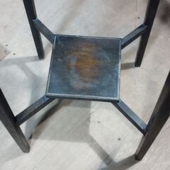 レトロ 木製 飾り台 花台 電話台 高さ高め　/TJ-2645 2Fの画像