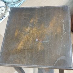 レトロ 木製 飾り台 花台 電話台 高さ高め　/TJ-2645 2Fの画像