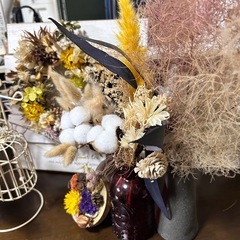 インテリア雑貨　ブリザードフラワー　ドライフラワーなどの画像