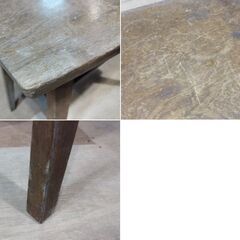 レトロ 木製 コーヒーテーブル ミニテーブル ヴィンテージ家具 飾り台　/TJ-2646 2Fの画像