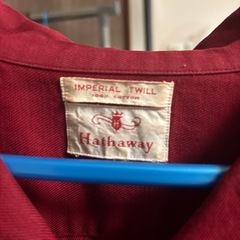 ビンテージ　赤シャツの画像