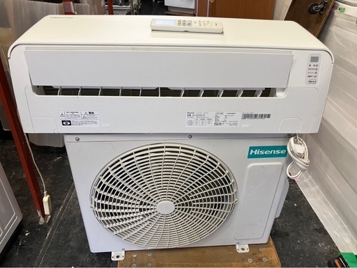 【中古】¥26,800 ハイセンス　6畳ルームエアコン　2021年製