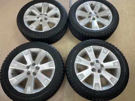 【美品】三菱アウトランダー用 スタッドレスタイヤホイールセット 225/55R18 98Q（4本）