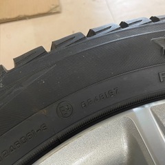 【美品】三菱アウトランダー用 スタッドレスタイヤホイールセット 225/55R18 98Q（4本） の画像