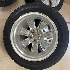 【美品】三菱アウトランダー用 スタッドレスタイヤホイールセット 225/55R18 98Q（4本） の画像